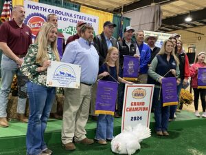 Grand Champion Turkey Sale of Champion at 2024 NC State Fair